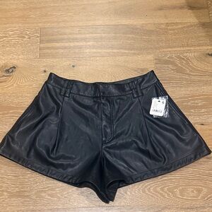 Free People | Free Reign Faux Leather Shorts